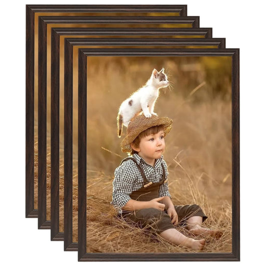 Fotolijsten 5 St Voor Wand 50X60 Cm Mdf Zwart