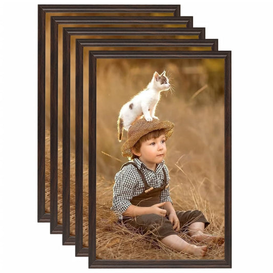 Fotolijsten 5 St Voor Wand 50X70 Cm Mdf Zwart