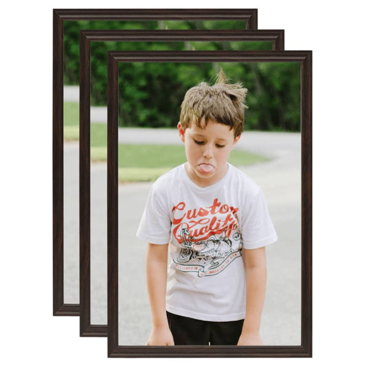Fotolijsten 3 St Voor Wand Of Tafel 70X90 Cm Mdf Zwart