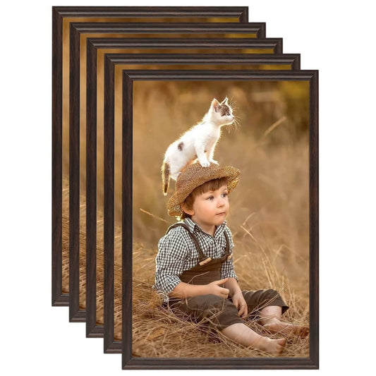 Fotolijsten 5 St Voor Wand 70X90 Cm Mdf Zwart