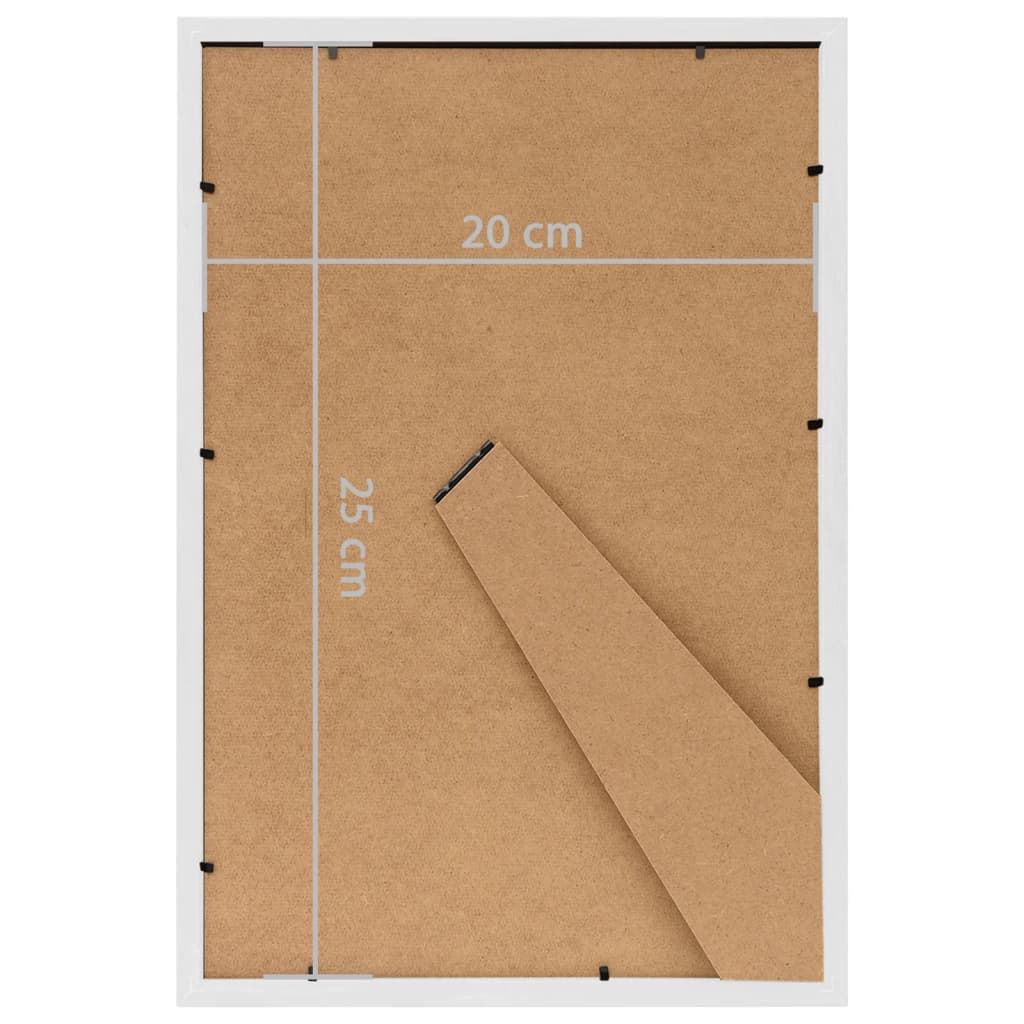 Fotolijsten 10 St Voor Tafel 20X25 Cm Mdf Wit