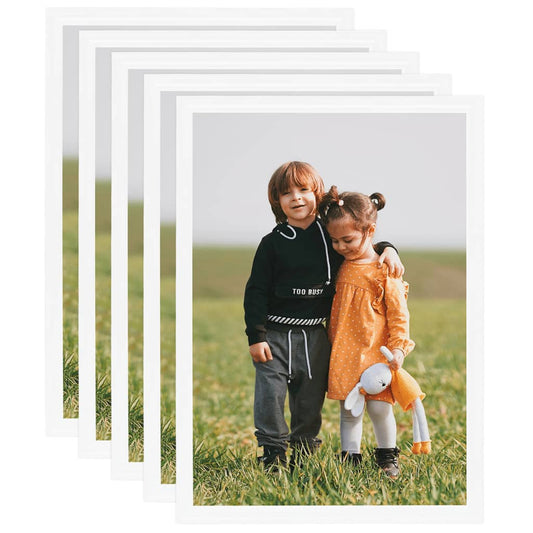 Fotolijsten 5 St Voor Wand Of Tafel 29,7X42 Cm Mdf Wit
