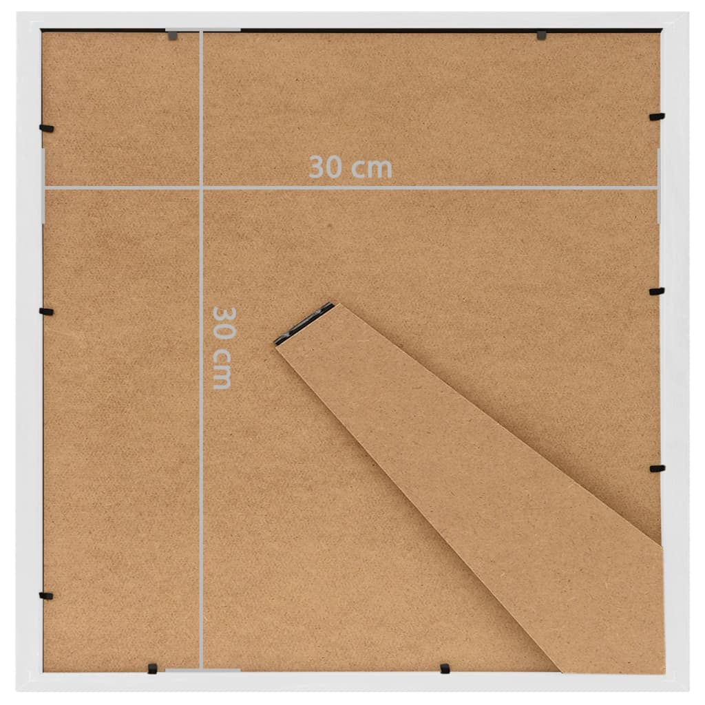 Fotolijsten 5 St Voor Tafel 30X30 Cm Mdf Wit