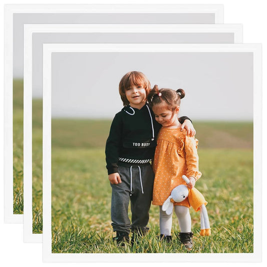 Fotolijsten 3 St Voor Wand 40X40 Cm Mdf Wit