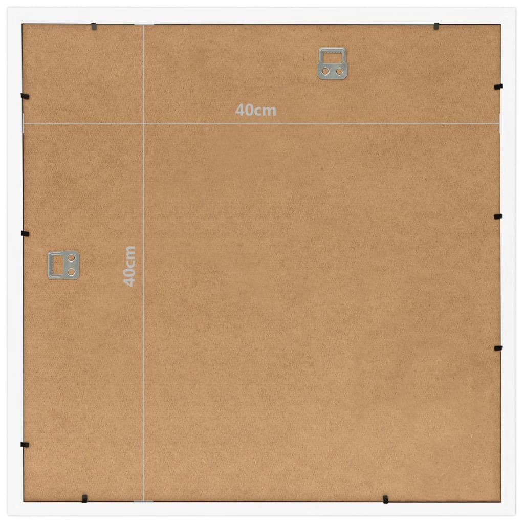 Fotolijsten 5 St Voor Wand 40X40 Cm Mdf Wit
