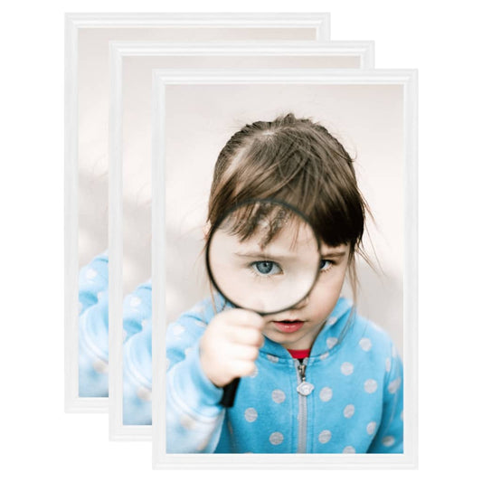 Fotolijsten 3 St Voor Wand Of Tafel 42X59,4 Cm Mdf Wit