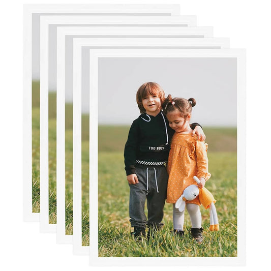 Fotolijsten 5 St Voor Wand Of Tafel 42X59,4 Cm Mdf Wit