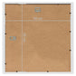 Fotolijsten 3 St Voor Wand 50X50 Cm Mdf Wit