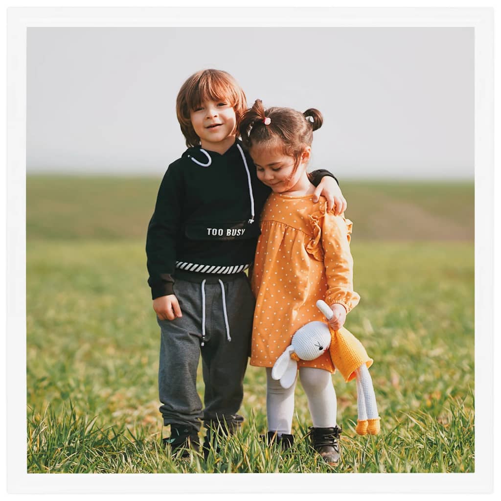 Fotolijsten 5 St Voor Wand 50X50 Cm Mdf Wit