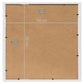 Fotolijsten 5 St Voor Wand 50X50 Cm Mdf Wit
