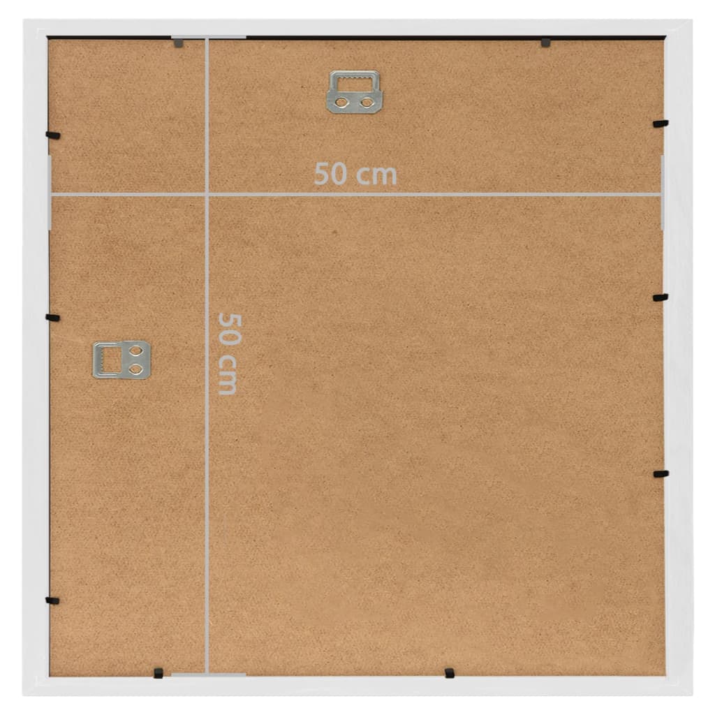 Fotolijsten 5 St Voor Wand 50X50 Cm Mdf Wit