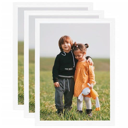 Fotolijsten 3 St Voor Wand Of Tafel 50X70 Cm Mdf Wit