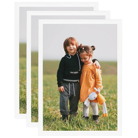 Fotolijsten 3 St Voor Wand Of Tafel 59,4X84 Cm Mdf Wit