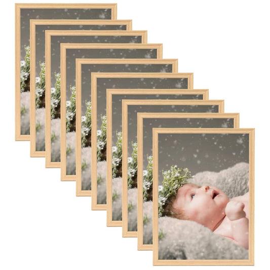 Fotolijsten 10 St Voor Tafel 15X21 Cm Lichteikenkleurig