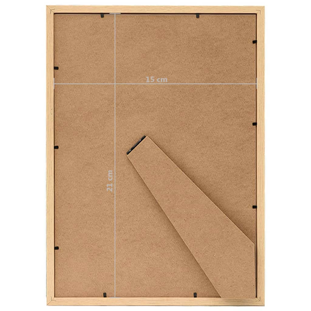 Fotolijsten 10 St Voor Tafel 15X21 Cm Lichteikenkleurig