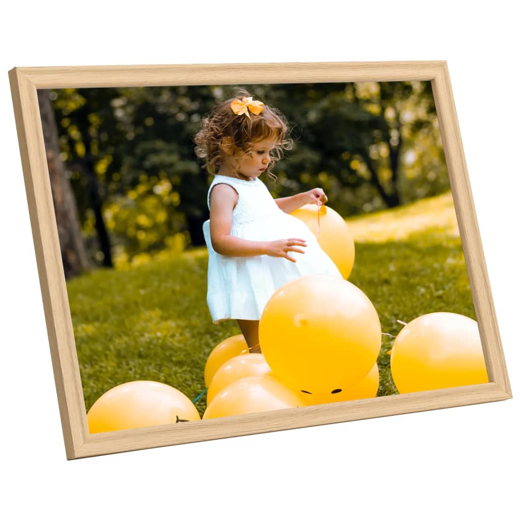 Fotolijsten 3 St Voor Tafel 18X24 Cm Lichteikenkleurig