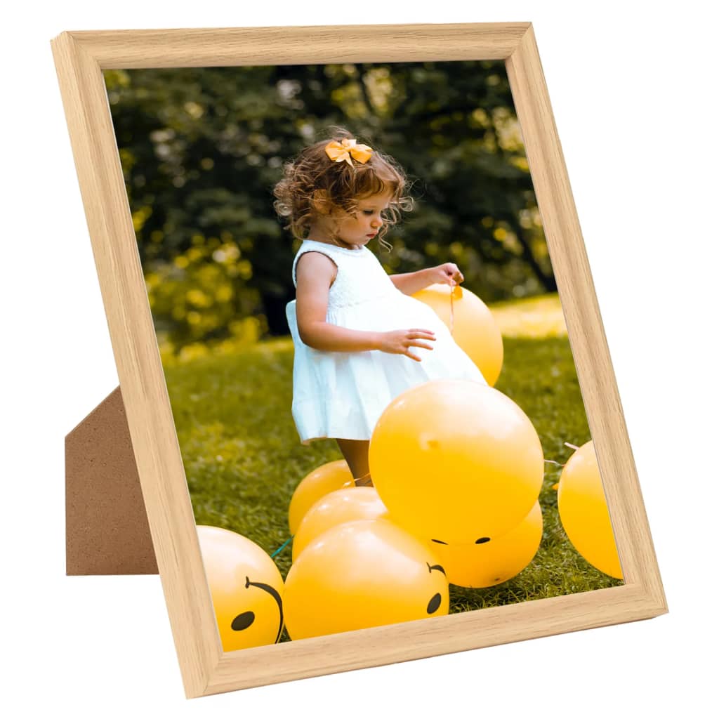 Fotolijsten 3 St Voor Tafel 20X25 Cm Lichteikenkleurig