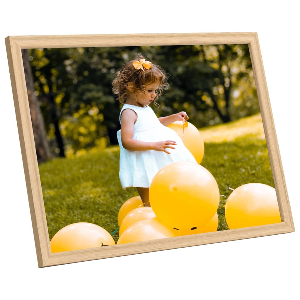 Fotolijsten 5 St Voor Tafel 20X25 Cm Lichteikenkleurig