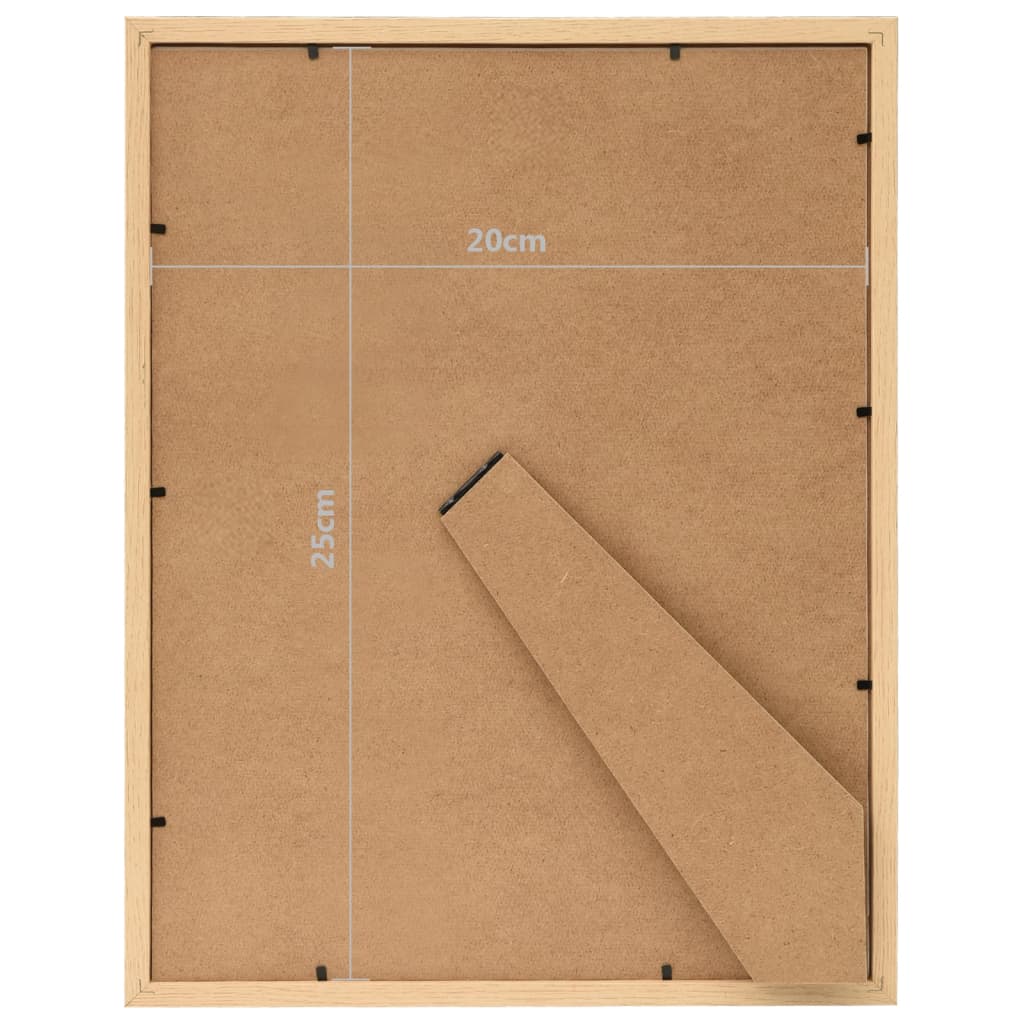 Fotolijsten 5 St Voor Tafel 20X25 Cm Lichteikenkleurig
