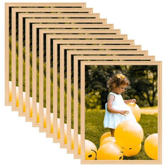 Fotolijsten 10 St Voor Tafel 20X25 Cm Lichteikenkleurig