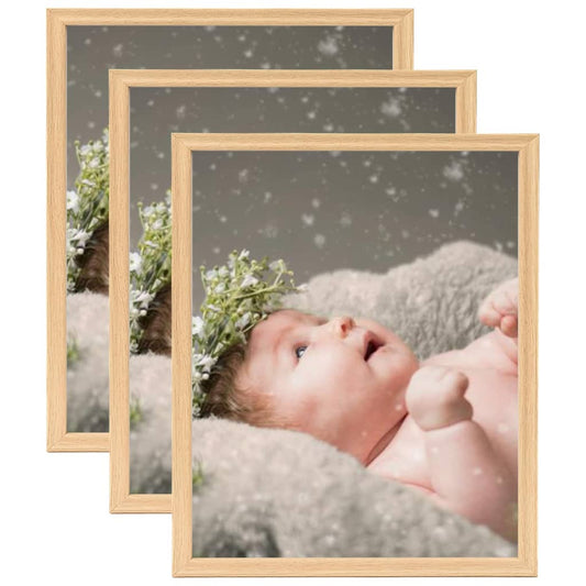Fotolijsten 3 St Voor Tafel 21X29,7 Cm Lichteikenkleur