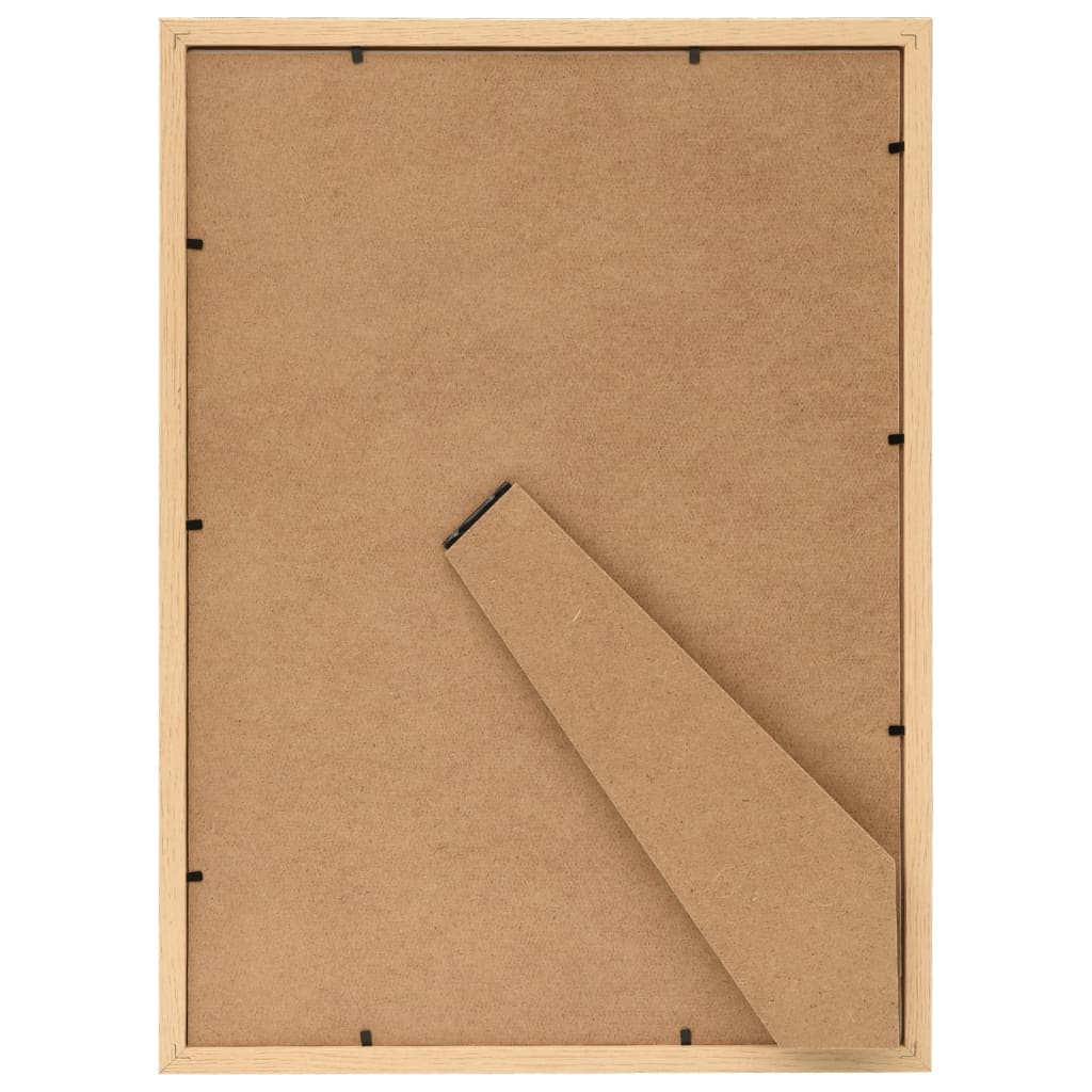 Fotolijsten 5 St Voor Wand Of Tafel 21X29,7 Cm Lichteikenkleur