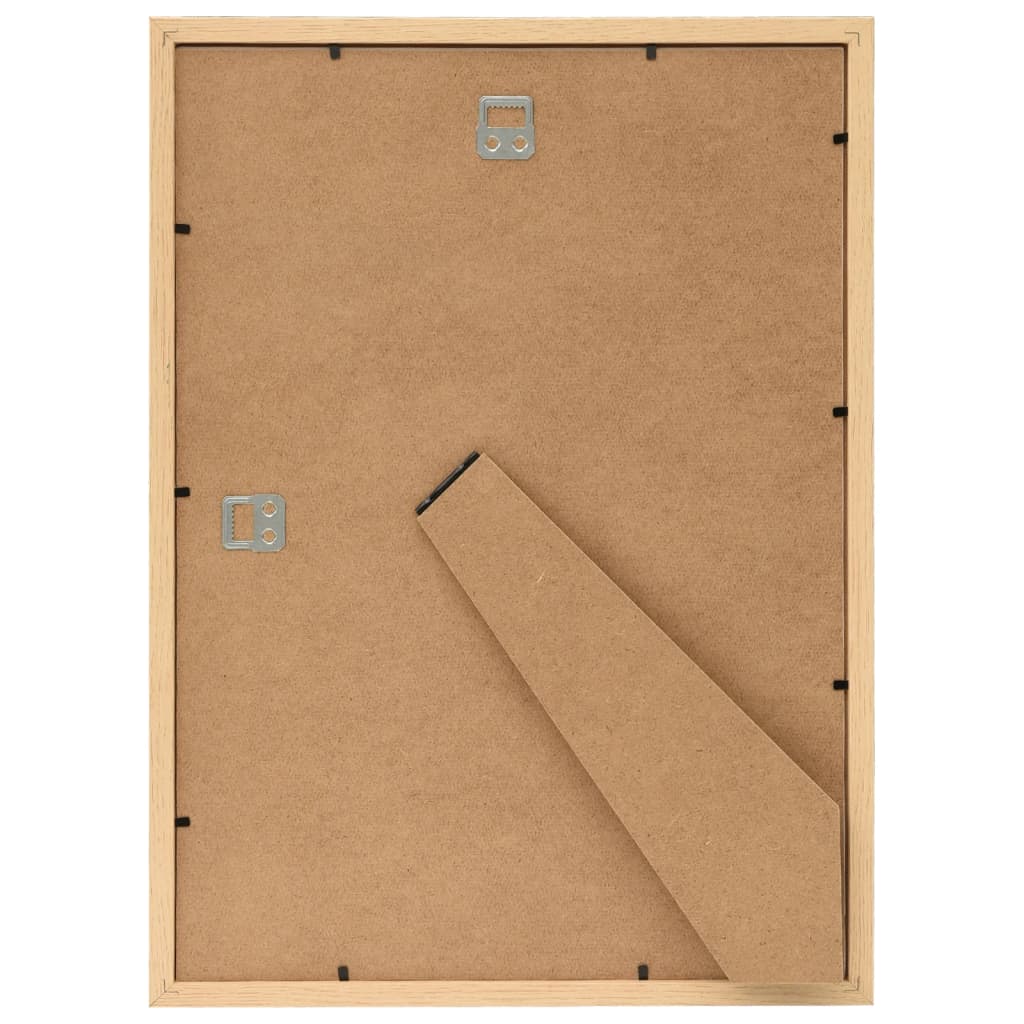 Fotolijsten 3 St Voor Wand Of Tafel 29,7X42 Cm Lichteikenkleur