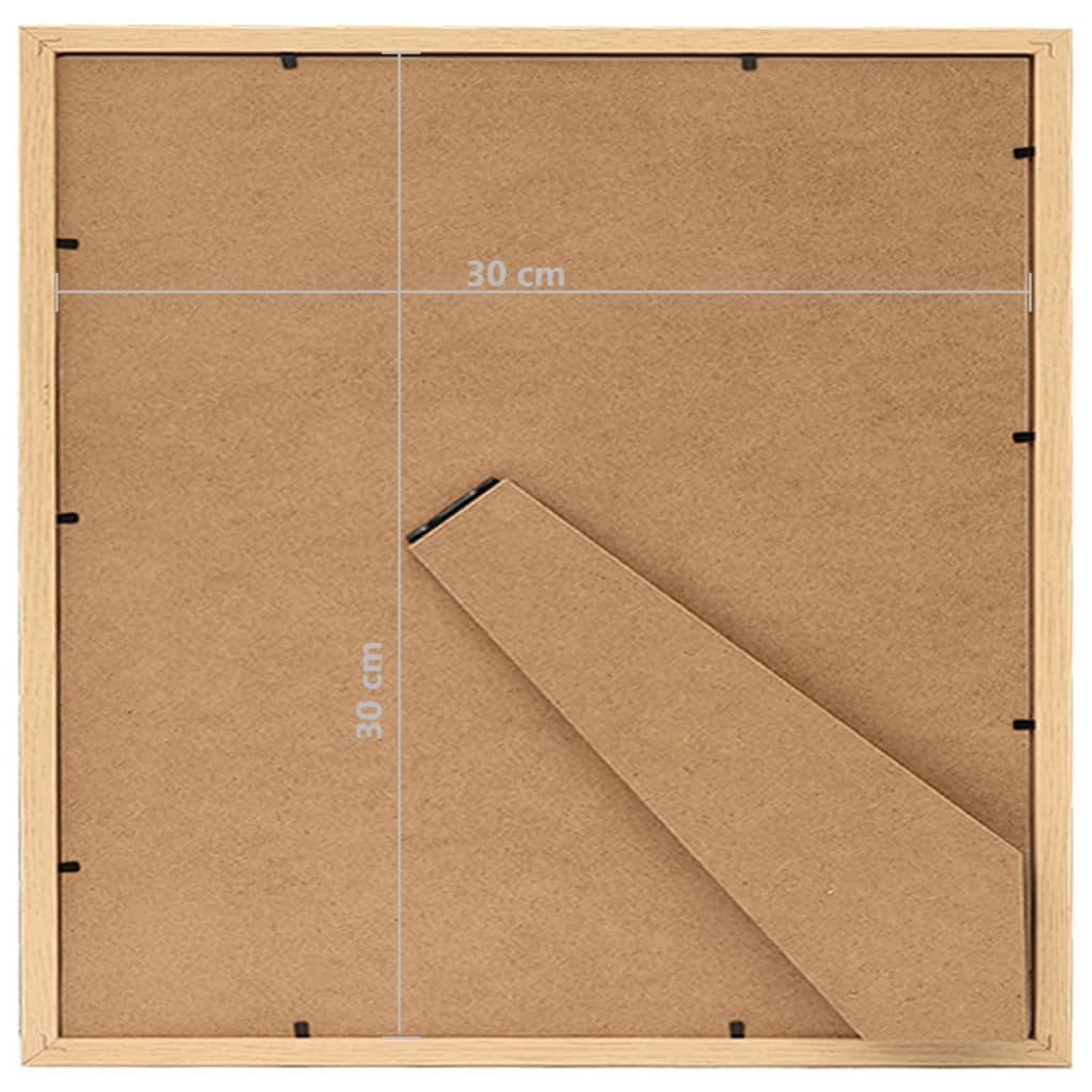 Fotolijsten 5 St Voor Tafel 30X30 Cm Lichteikenkleurig