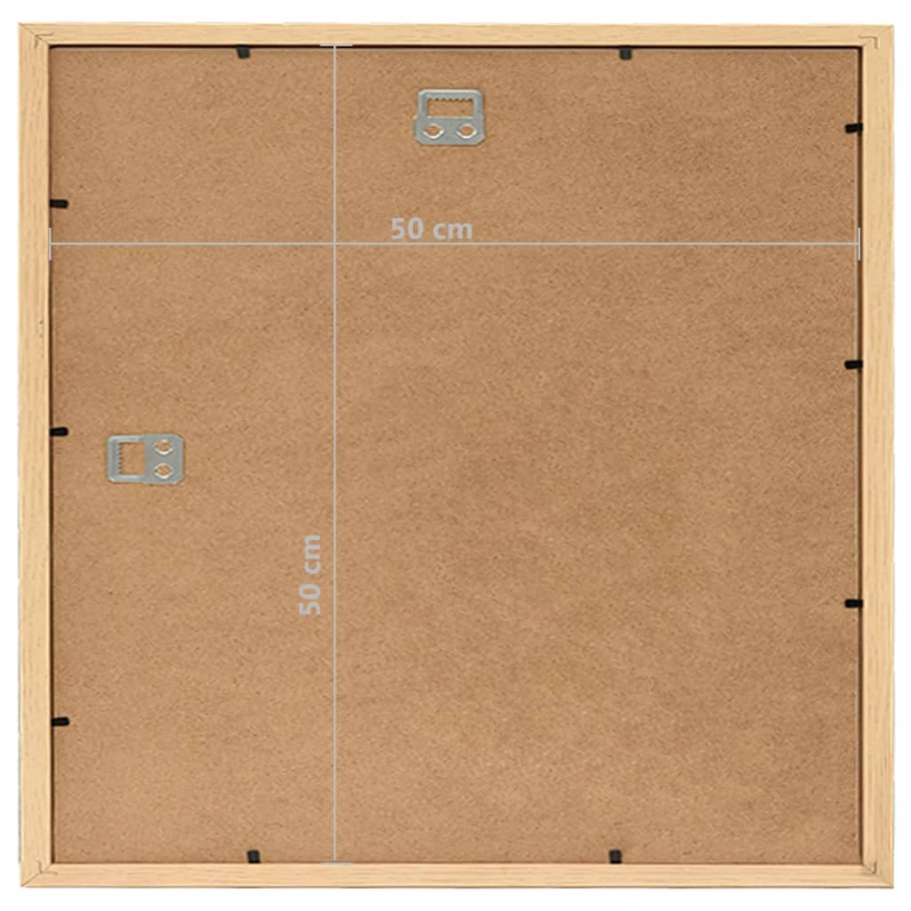 Fotolijsten 5 St Voor Wand 50X50 Cm Lichteikenkleurig