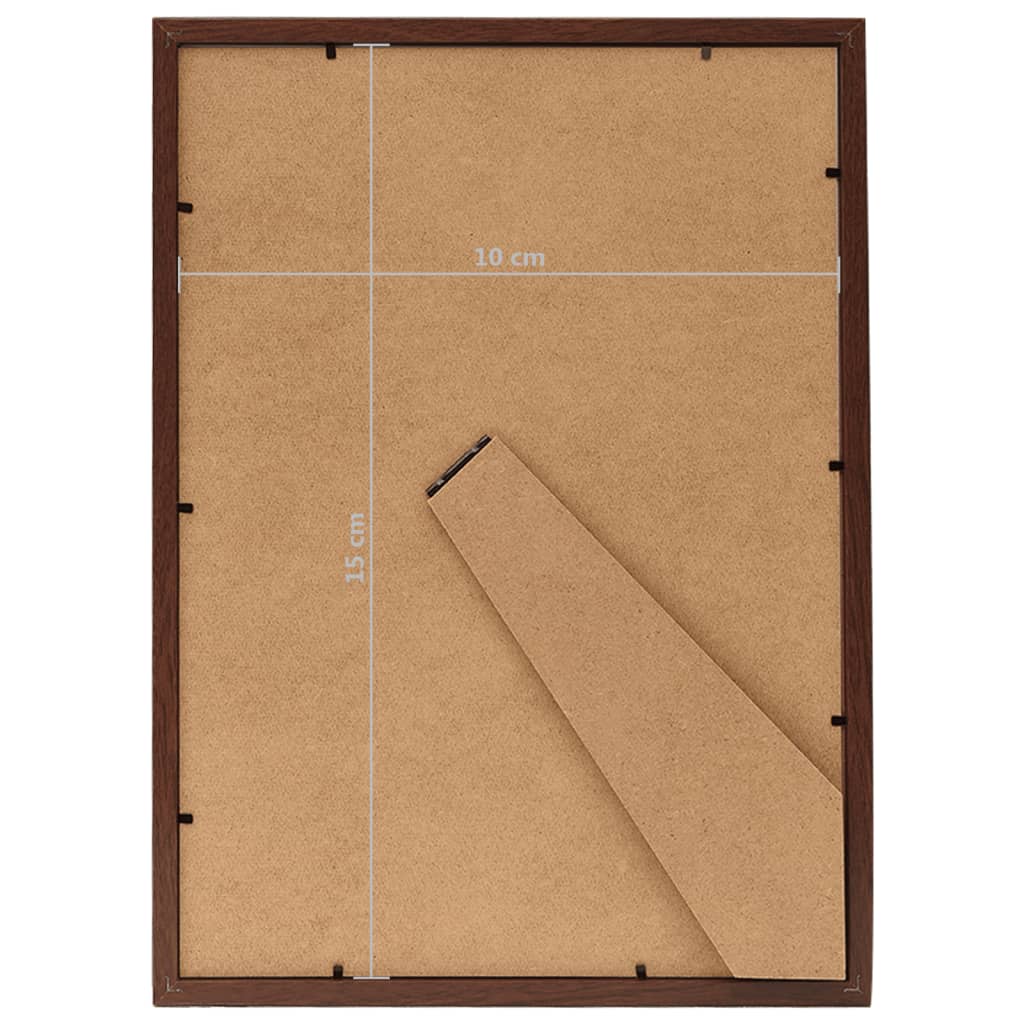 Fotolijsten 3 St Voor Tafel 10X15 Cm Mdf Donkerrood