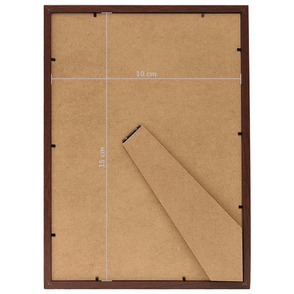 Fotolijsten 10 St Voor Wand Of Tafel 10X15 Cm Donkerrood