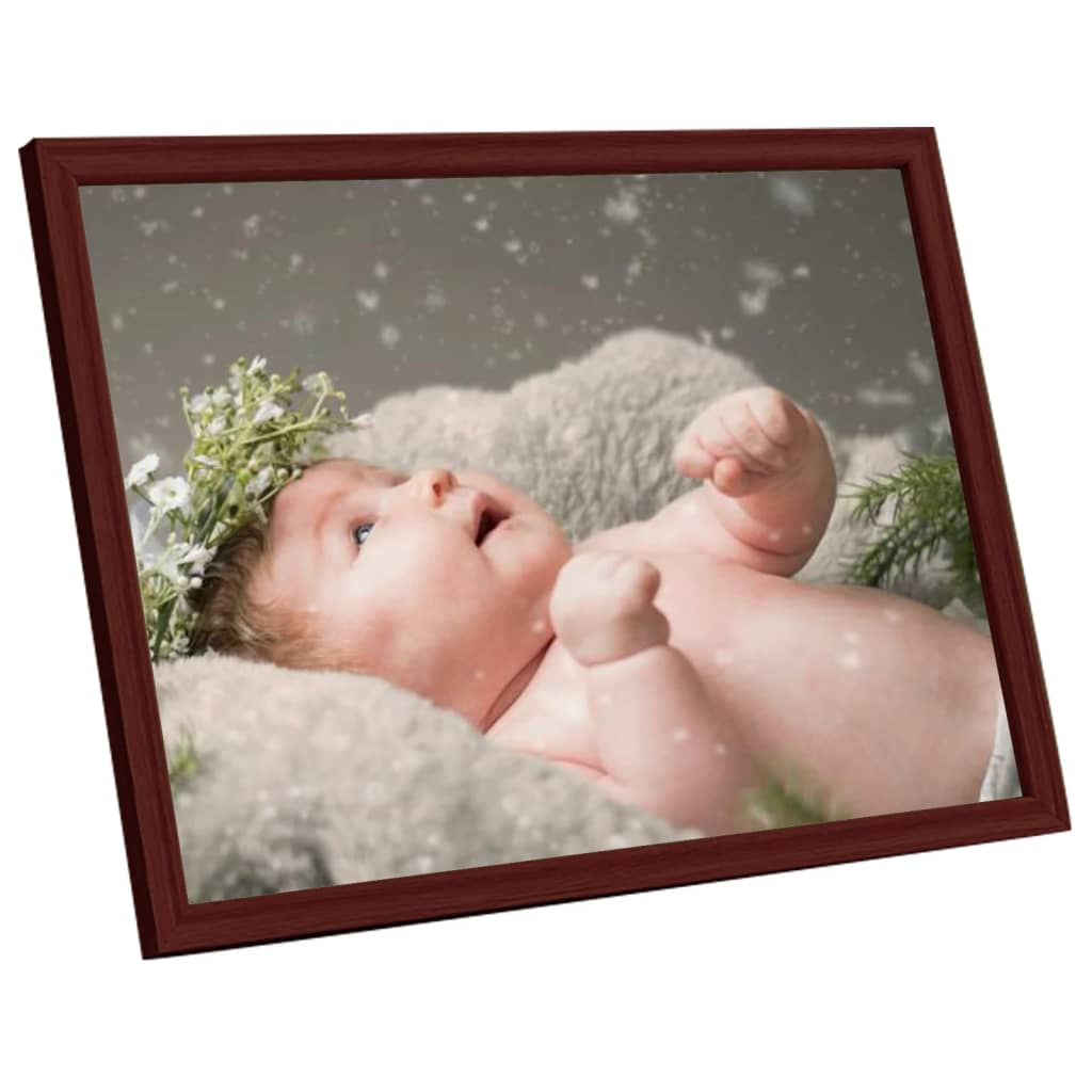 Fotolijsten 10 St Voor Wand Of Tafel 15X21 Cm Donkerrood