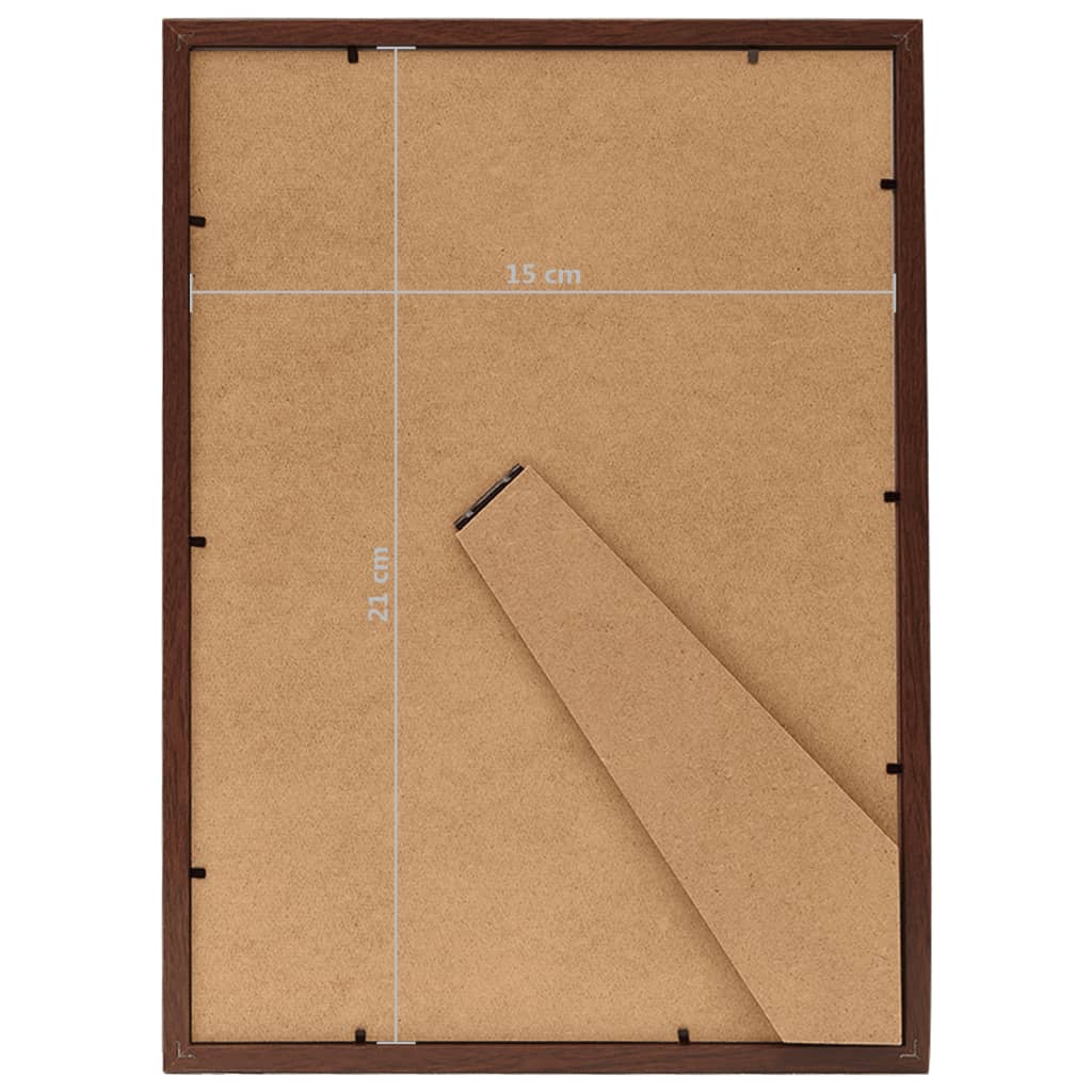 Fotolijsten 10 St Voor Wand Of Tafel 15X21 Cm Donkerrood