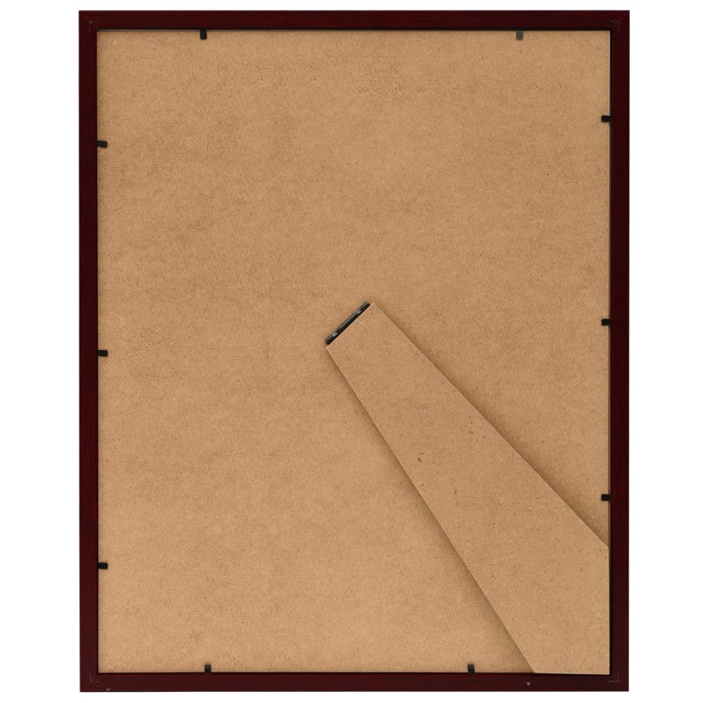 Fotolijsten 5 St Voor Wand Of Tafel 18X24 Cm Donkerrood