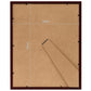 Fotolijsten 5 St Voor Wand Of Tafel 18X24 Cm Donkerrood