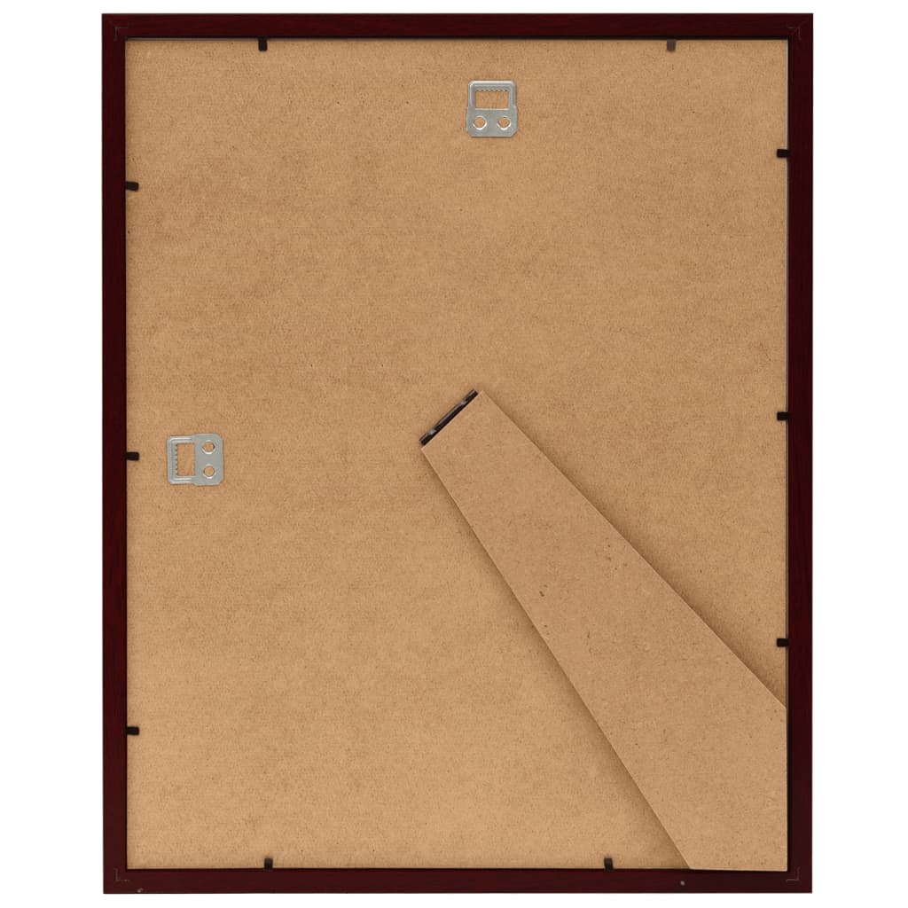 Fotolijsten 10 St Voor Wand Of Tafel 18X24 Cm Donkerrood