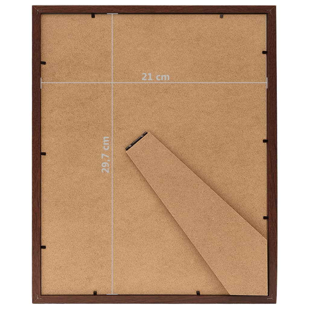 Fotolijsten 5 St Voor Tafel 21X29,7 Cm Donkerrood