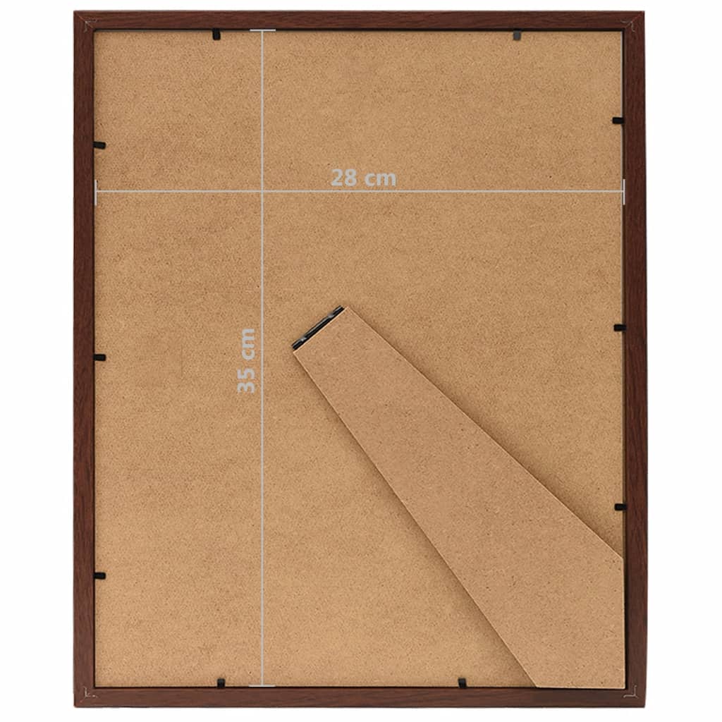 Fotolijsten 3 St Voor Wand Of Tafel 28X35 Cm Donkerrood