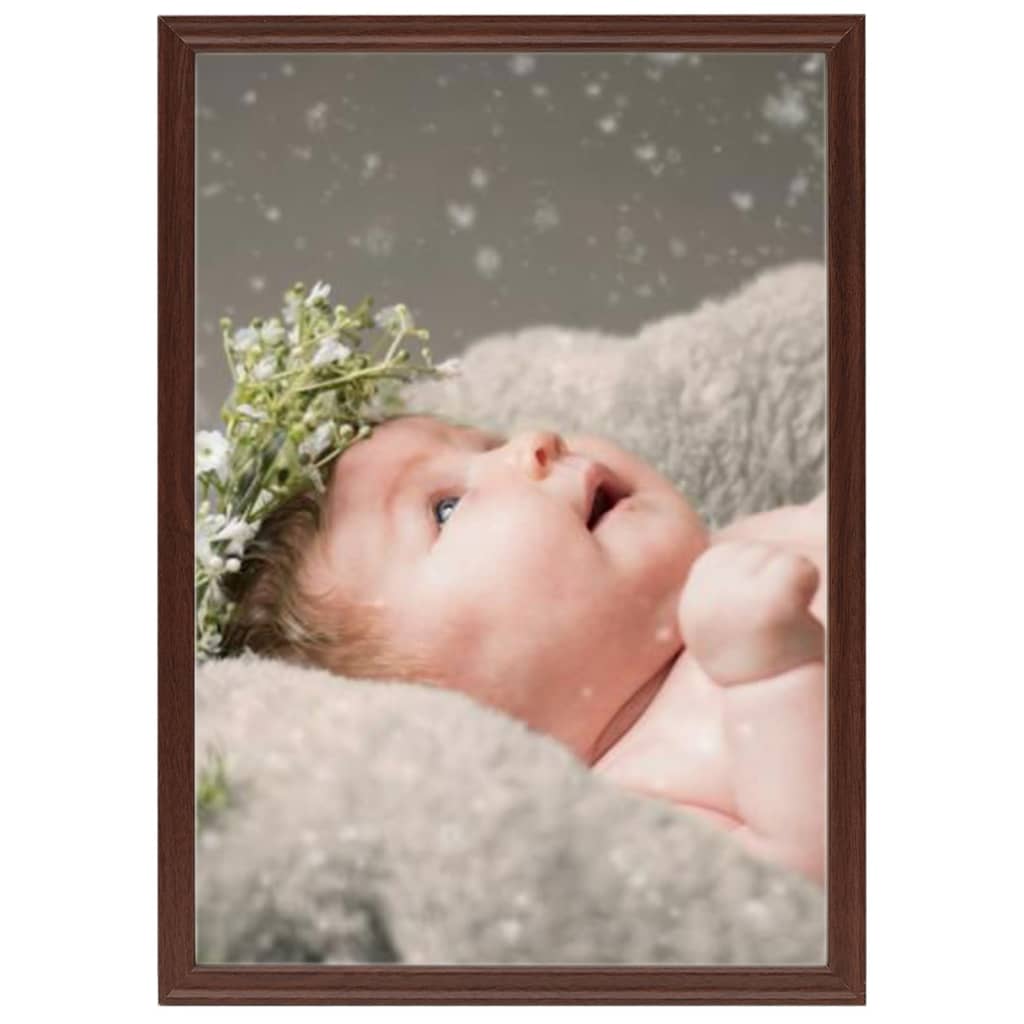 Fotolijsten 3 St Voor Wand Of Tafel 29,7X42 Cm Donkerrood