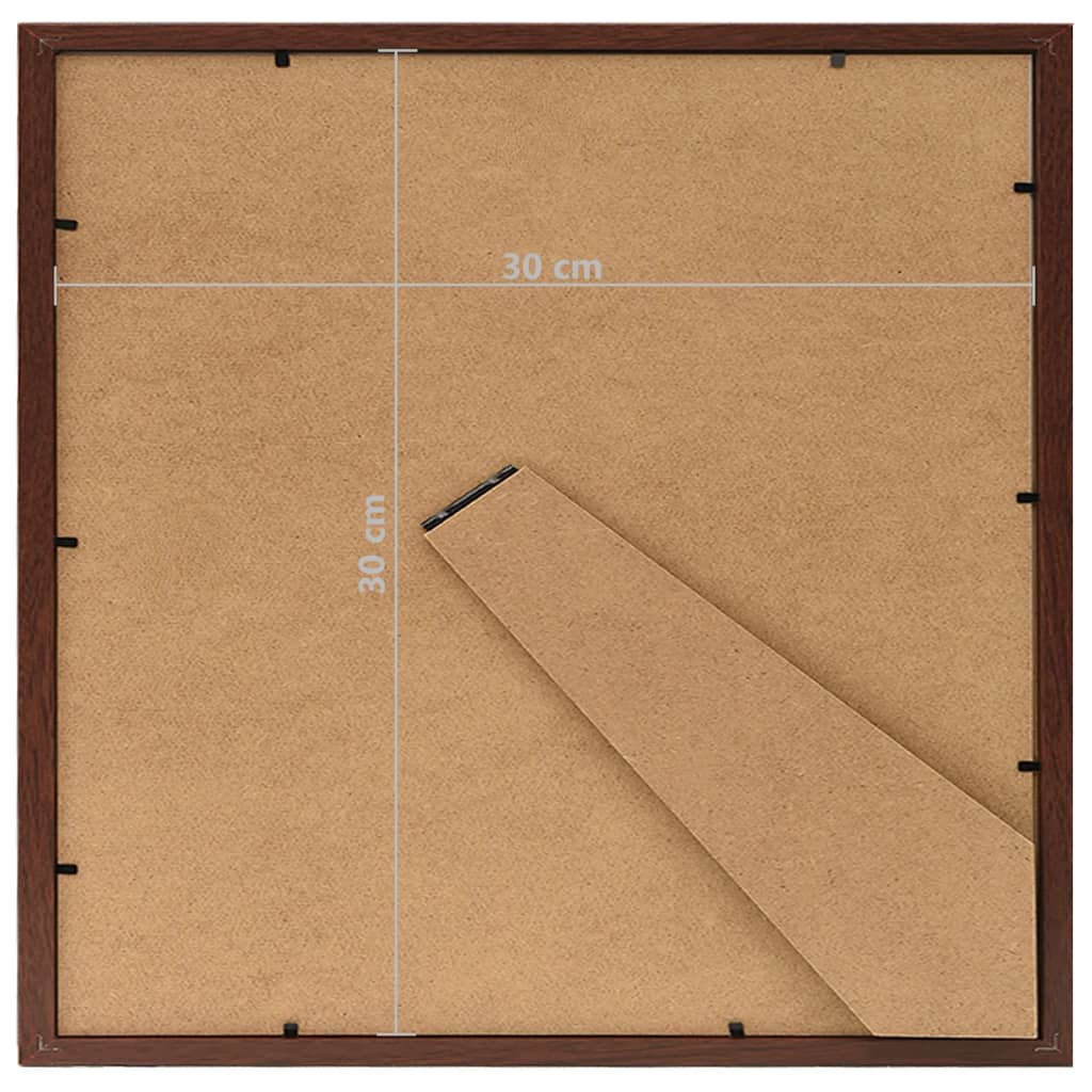 Fotolijsten 5 St Voor Tafel 30X30 Cm Donkerrood