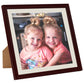 Fotolijsten 5 St Voor Wand Of Tafel 40X40 Cm Donkerrood