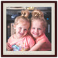 Fotolijsten 5 St Voor Wand Of Tafel 40X40 Cm Donkerrood