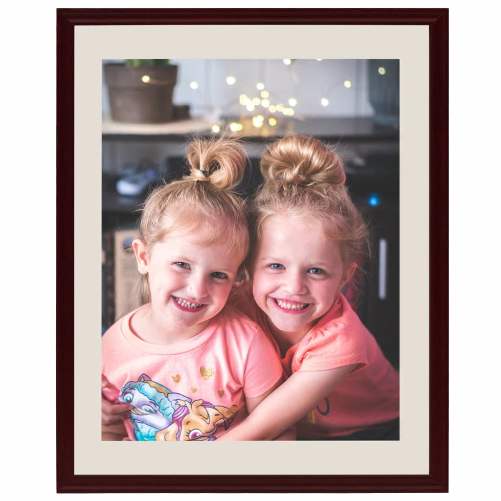 Fotolijsten 3 St Voor Wand Of Tafel 50X60 Cm Donkerrood
