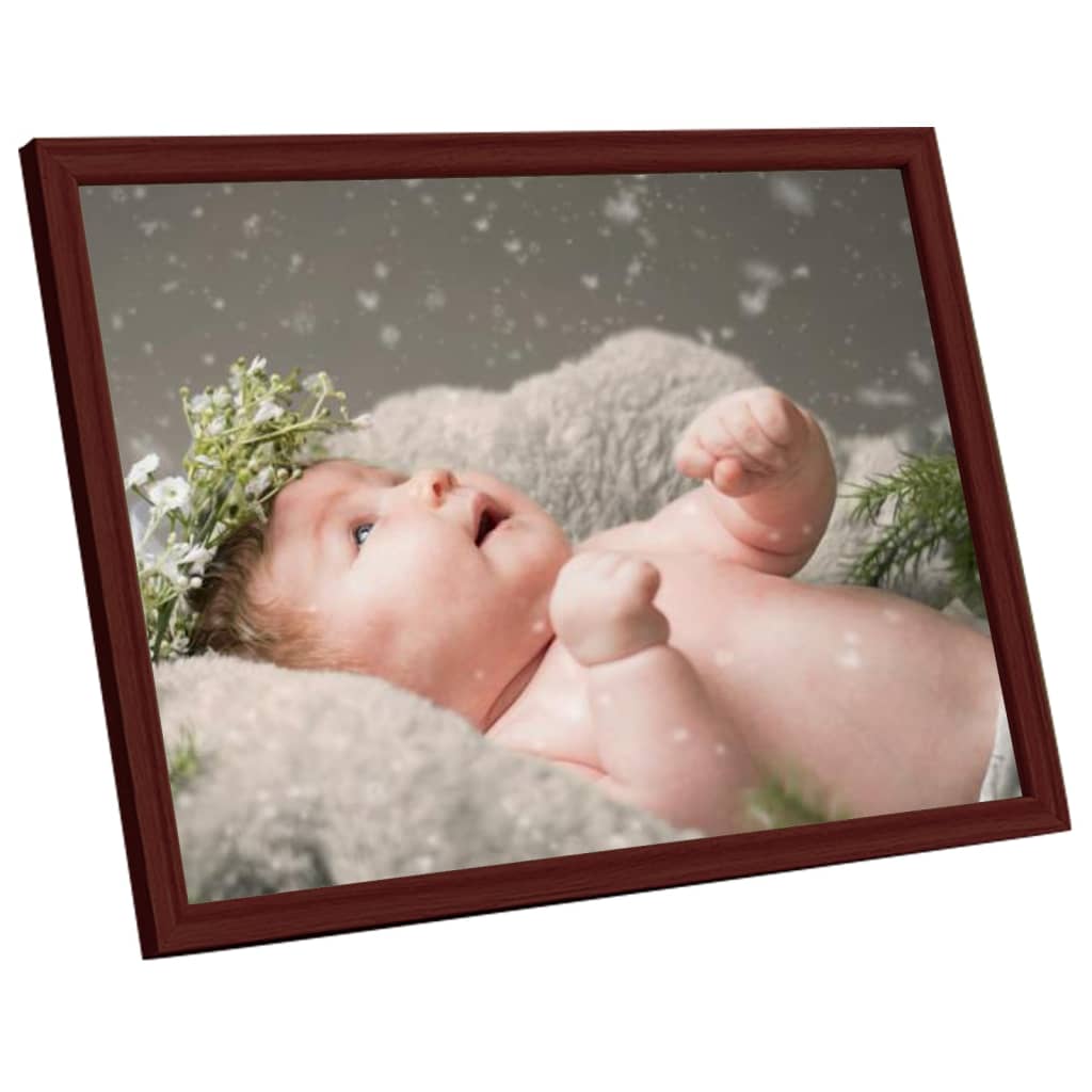 Fotolijsten 3 St Voor Wand Of Tafel 50X70 Cm Donkerrood