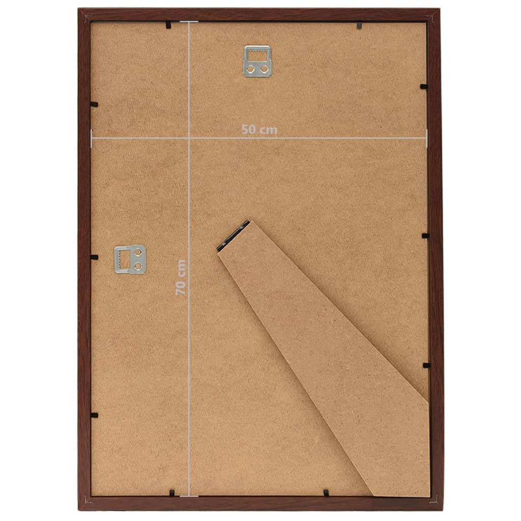 Fotolijsten 3 St Voor Wand Of Tafel 50X70 Cm Donkerrood
