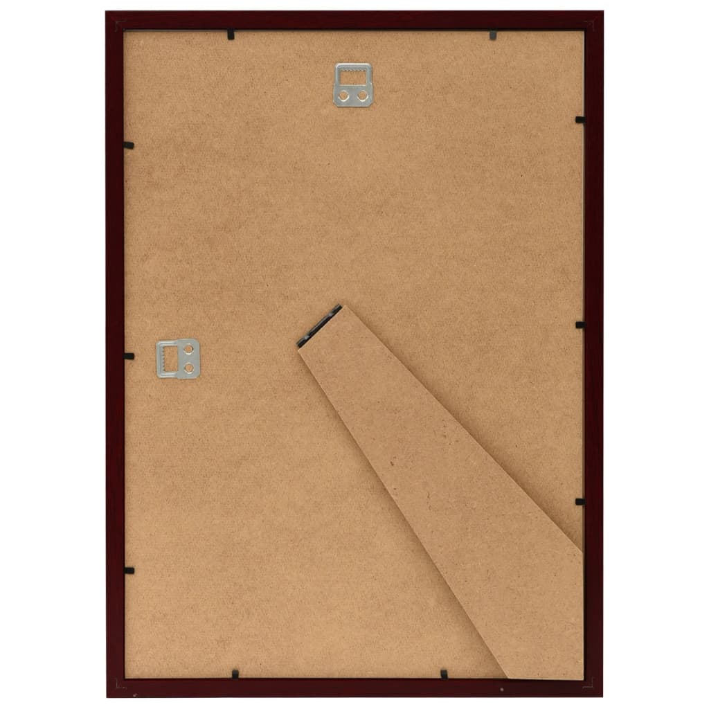 Fotolijsten 5 St Voor Wand Of Tafel 50X70 Cm Donkerrood