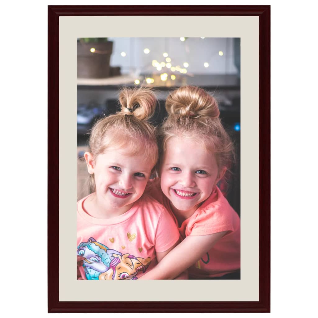 Fotolijsten 3 St Voor Wand Of Tafel 59,4X84 Cm Donkerrood