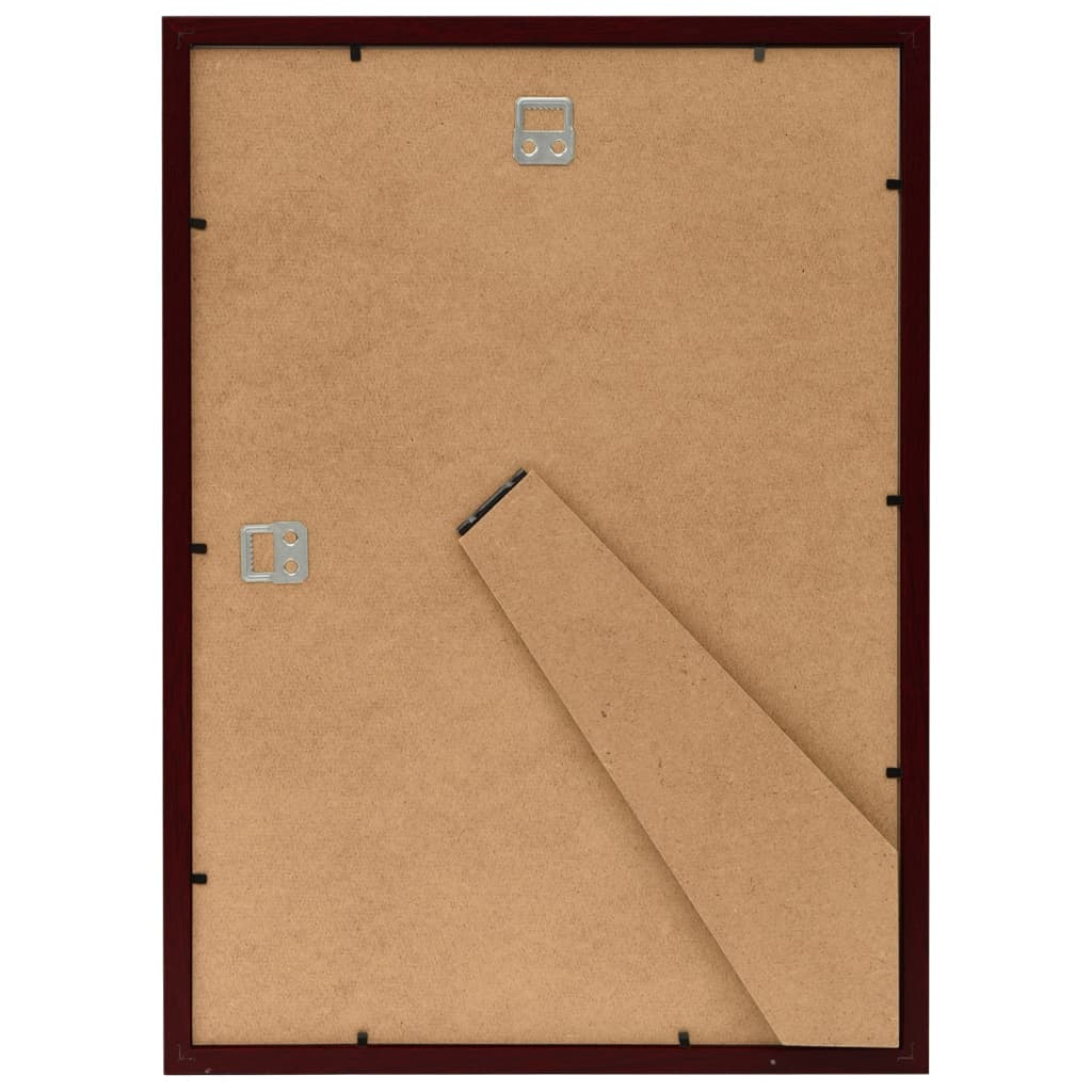 Fotolijsten 5 St Voor Wand Of Tafel 70X90 Cm Donkerrood