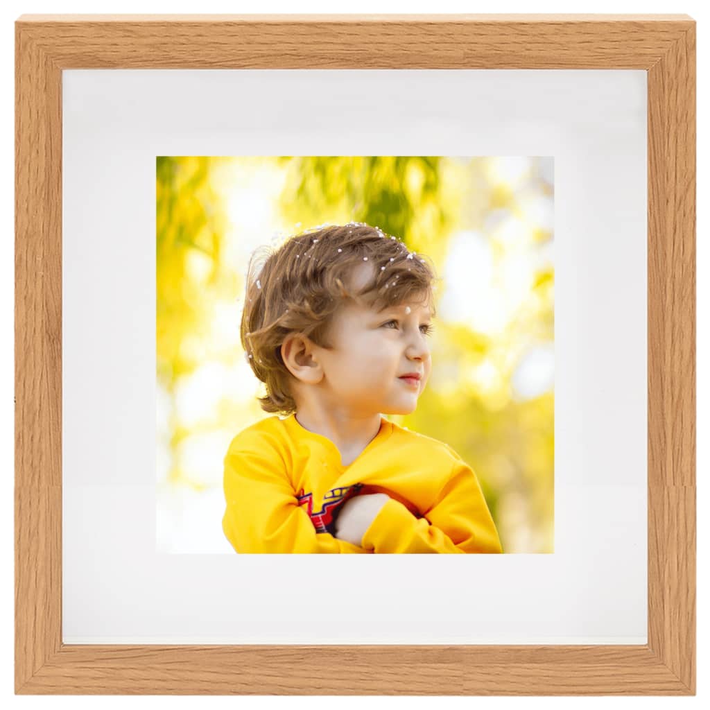 Fotolijsten 5 St Voor 13X13 Cm Foto 3D 23X23 Cm Eikenkleurig