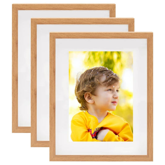Fotolijsten 3 St Voor 15X20 Cm Foto 3D 21X29,7 Cm Eikenkleurig